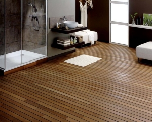 salle de bain Teck shipdeck