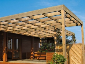 Pergola adossée