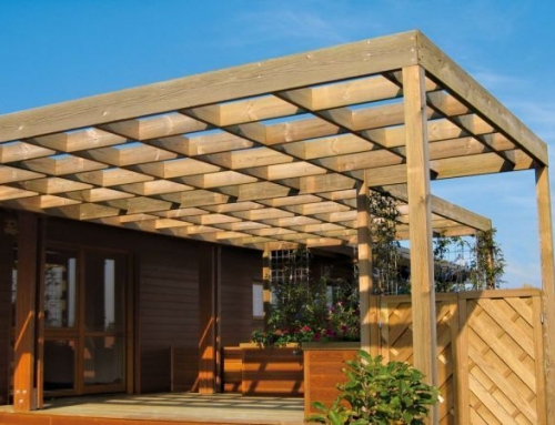 Réalisation d’une Pergola adossée et sur mesure en pin autoclave
