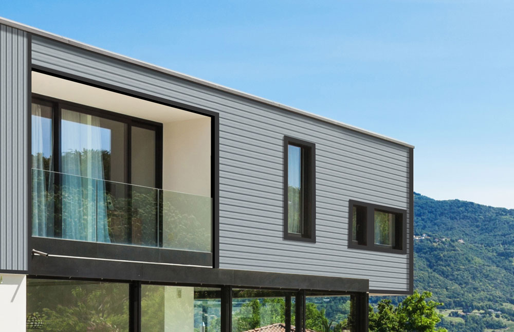 Bardage Composite Gris Clair R alisation Woodstone Project Bardage Composite Gris Clair R alisation Woodstone Project