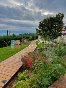 Passerelle jardin Maçaranduba