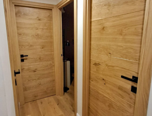 Installation de portes Sogal et pose de parquet